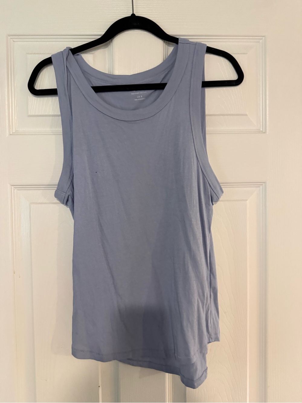 Madewell Light Blue Scoop Neck Tank Top